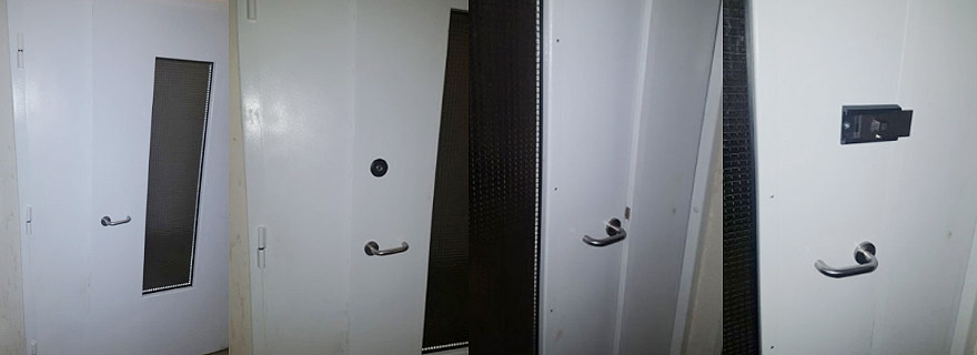 Установка врезного замка в металлическую дверь